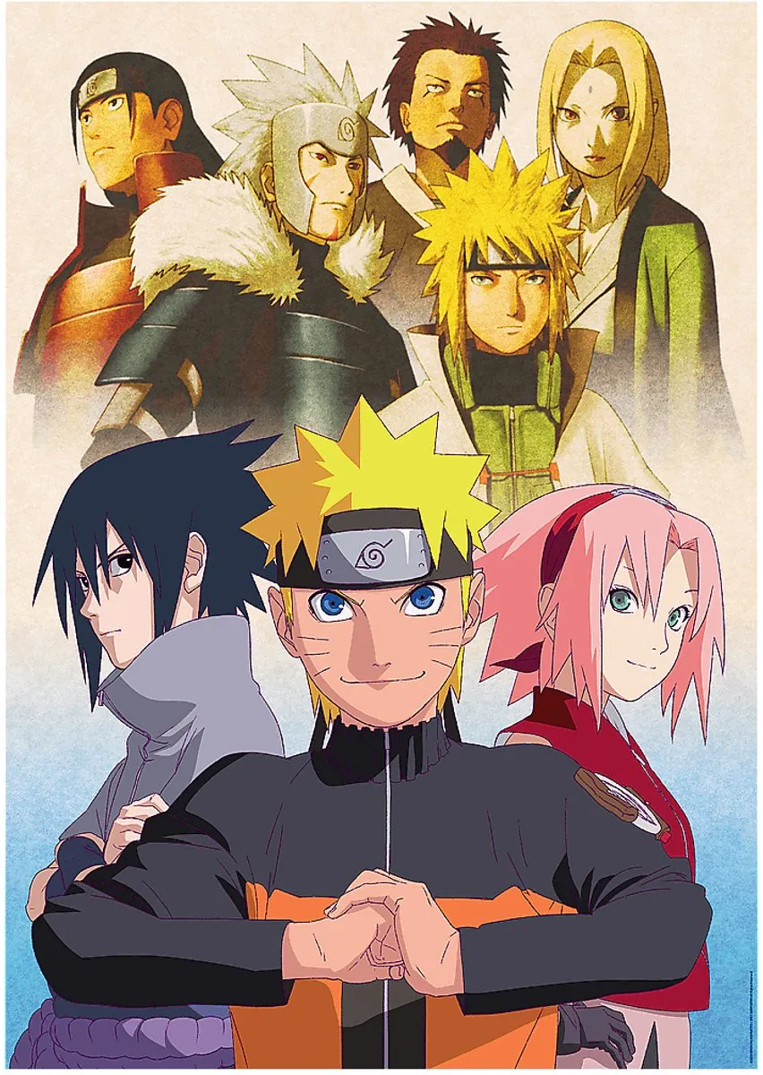 Trefl Naruto Team 1000 Puzzels Legpuzzel - 1000 Stuks - Meerkleurig