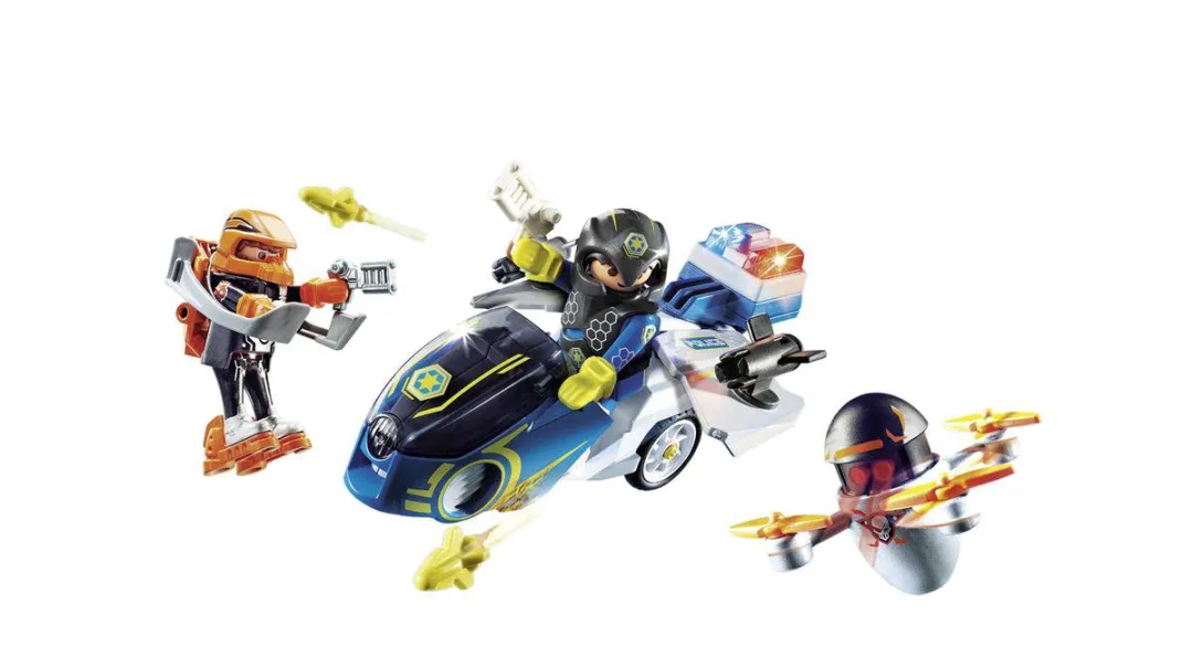 Playmobil Galaxy Police Motorfiets 70020 - Multicolor