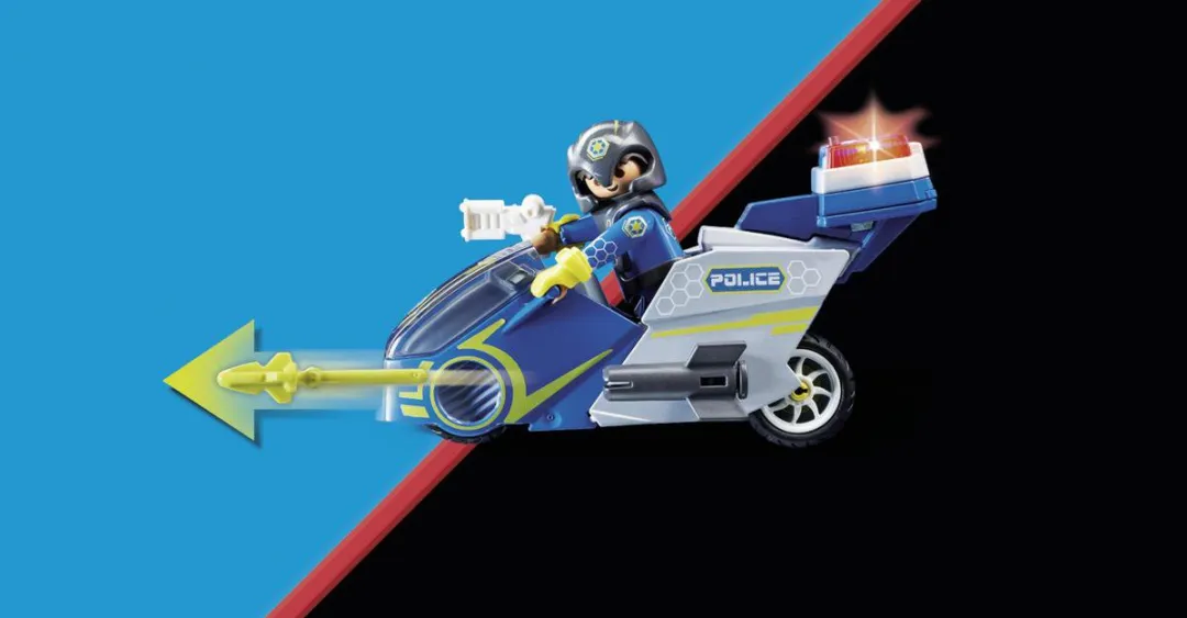 Playmobil Galaxy Police Motorfiets 70020 - Multicolor