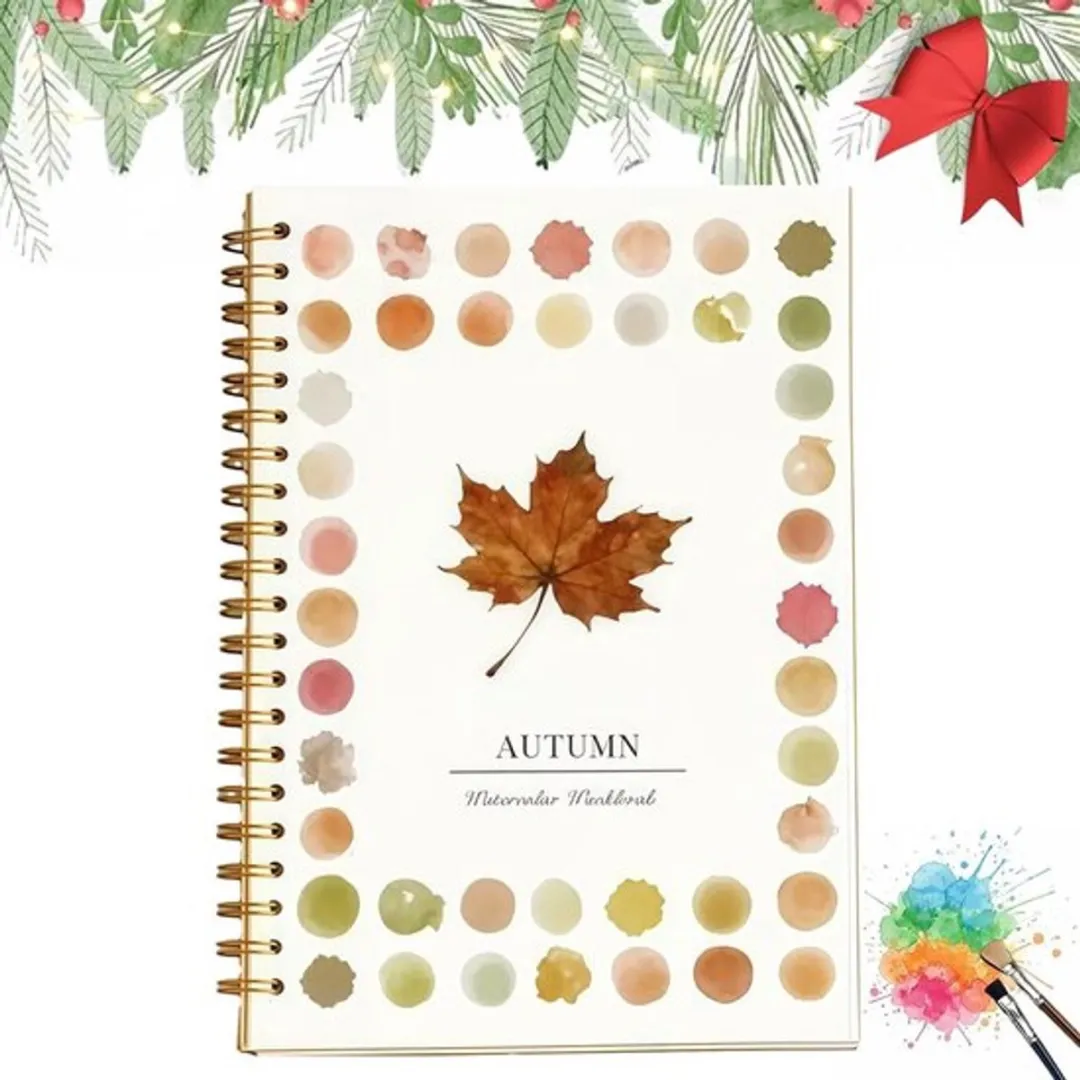 ECTEATOY Aquarelwerkboek Herfst