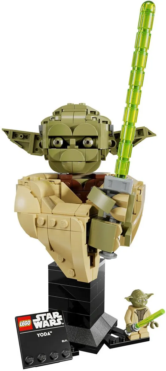 LEGO Star Wars Yoda Buste Bouwpakket 75438 - Meerkleurig - afbeelding 6 van 6