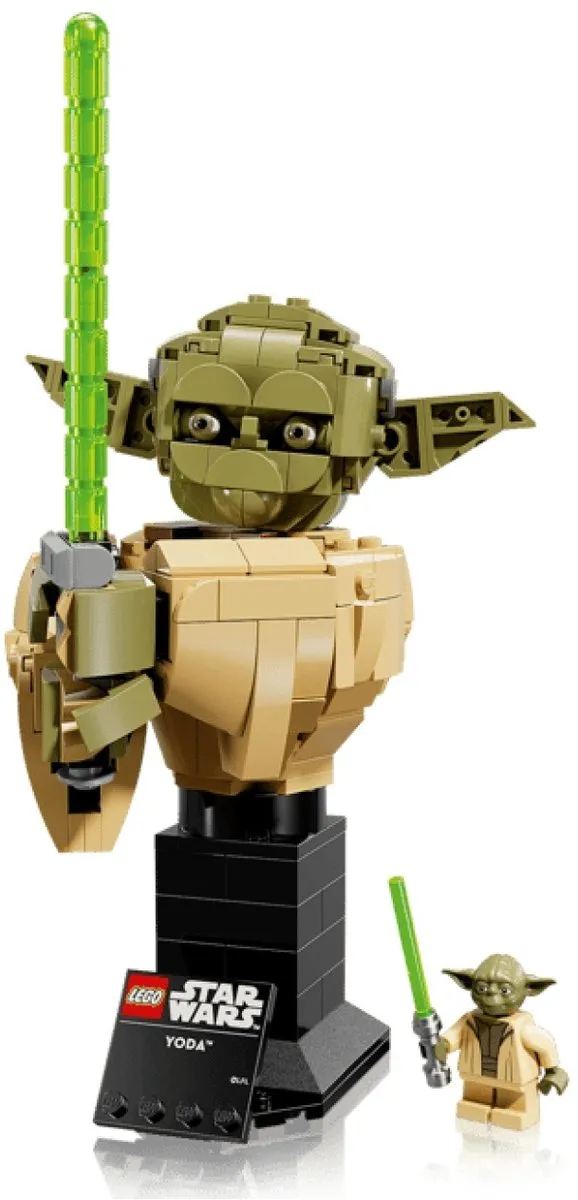 LEGO Star Wars Yoda Buste Bouwpakket 75438 - Meerkleurig