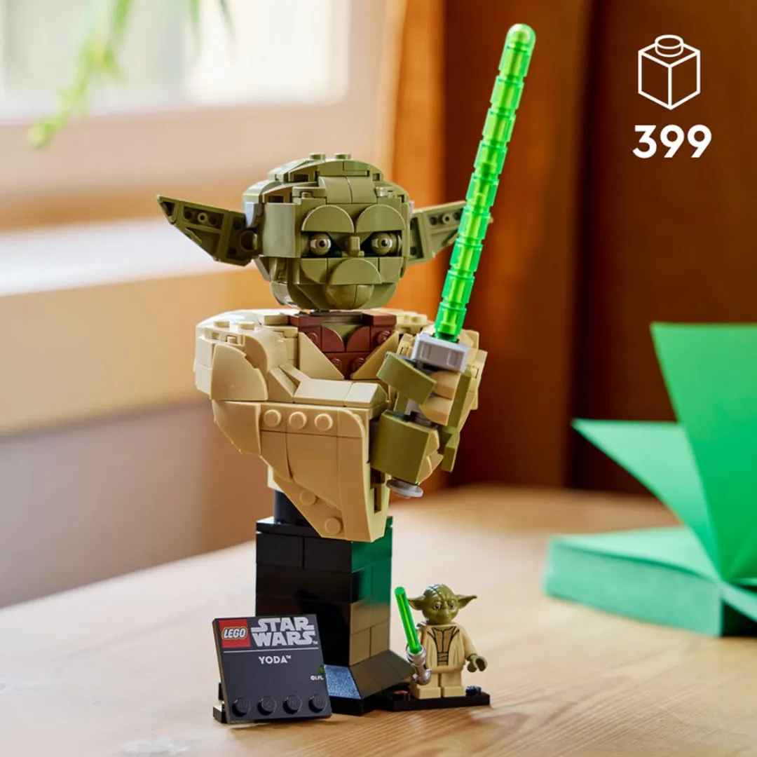 LEGO Star Wars Yoda Buste Bouwpakket 75438 - Meerkleurig