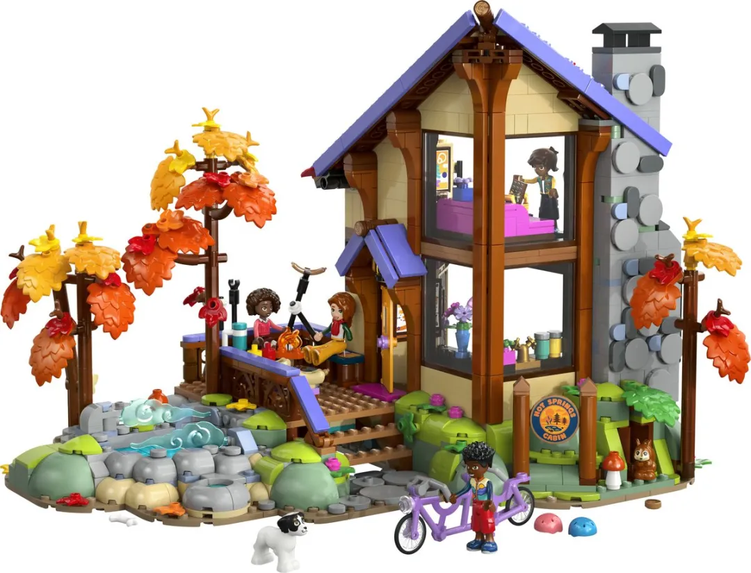 LEGO Friends Gezellige Boshut Herfst 42705 - 1229 Stukken