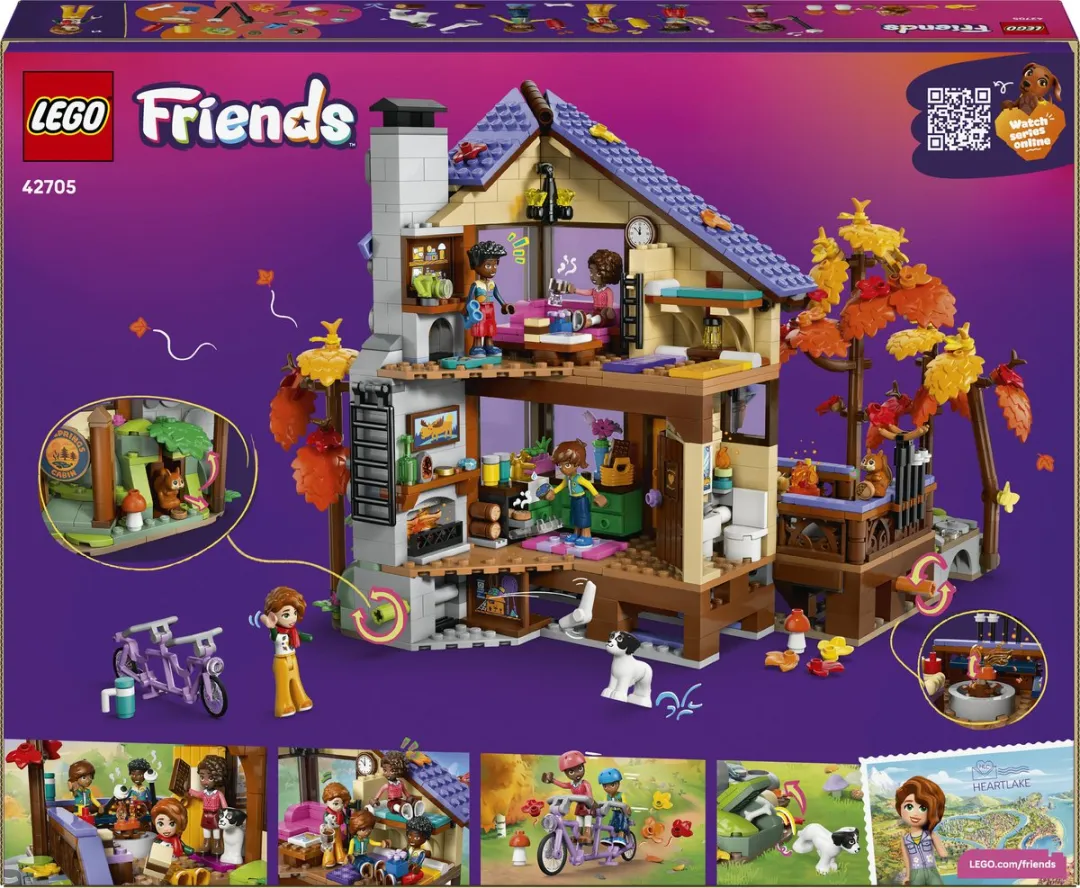 LEGO Friends Gezellige Boshut Herfst 42705 - 1229 Stukken - afbeelding 6 van 6