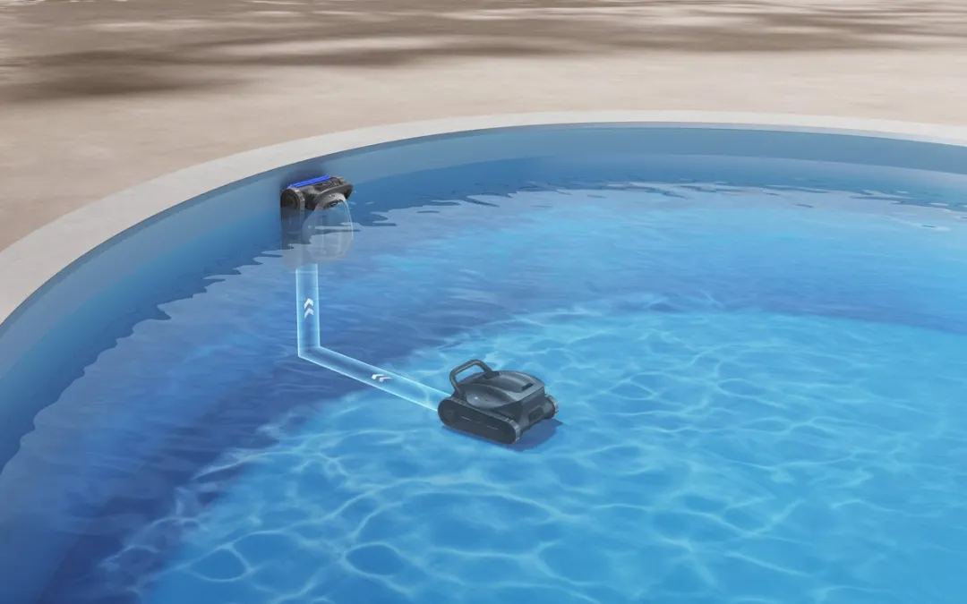Mova Diver A10 Robotzwembadreiniger PIXZ5111 - 22.700L/u - 180m² - Grijs
