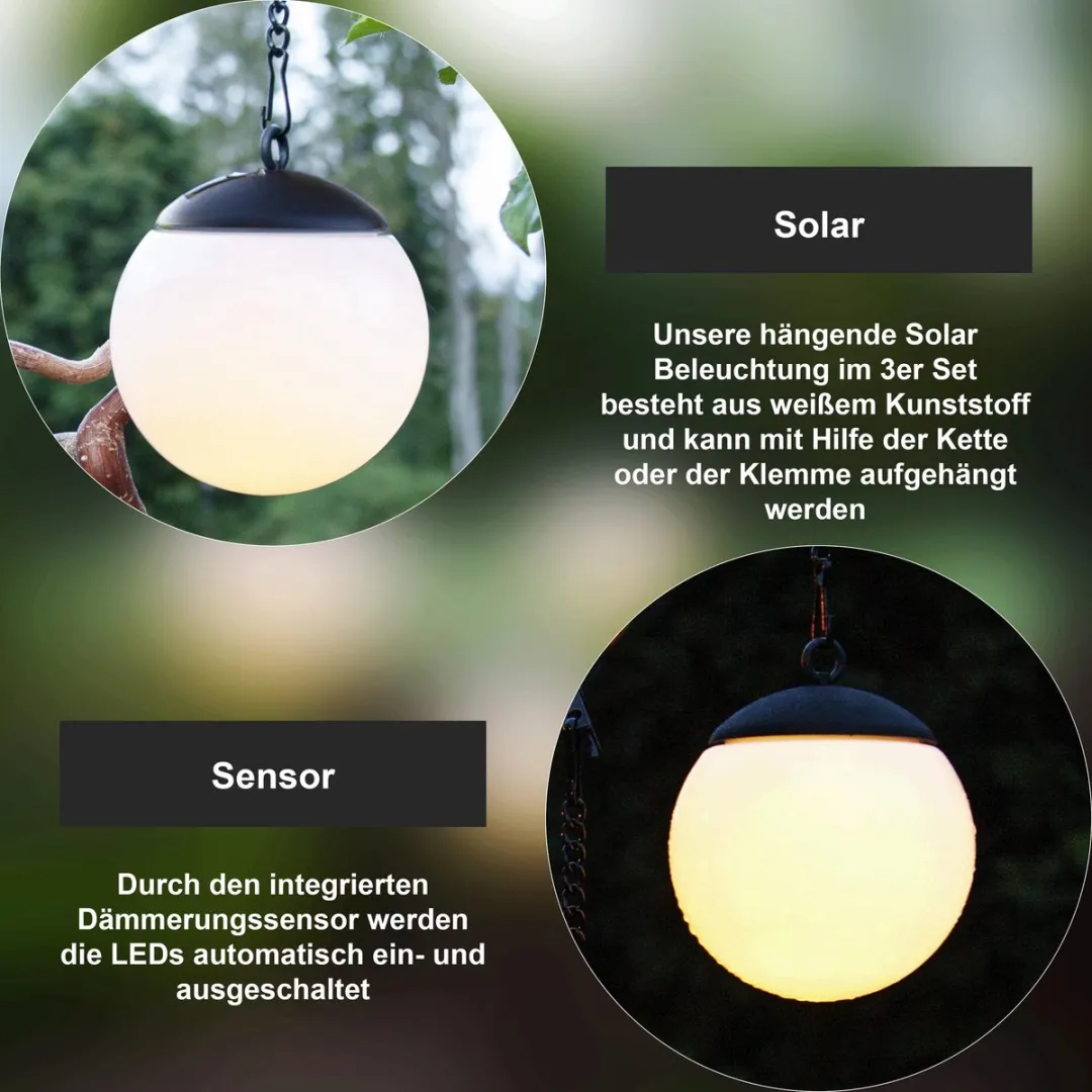 Star Trading Zonne-energie Globe Buitenlamp - Zwart