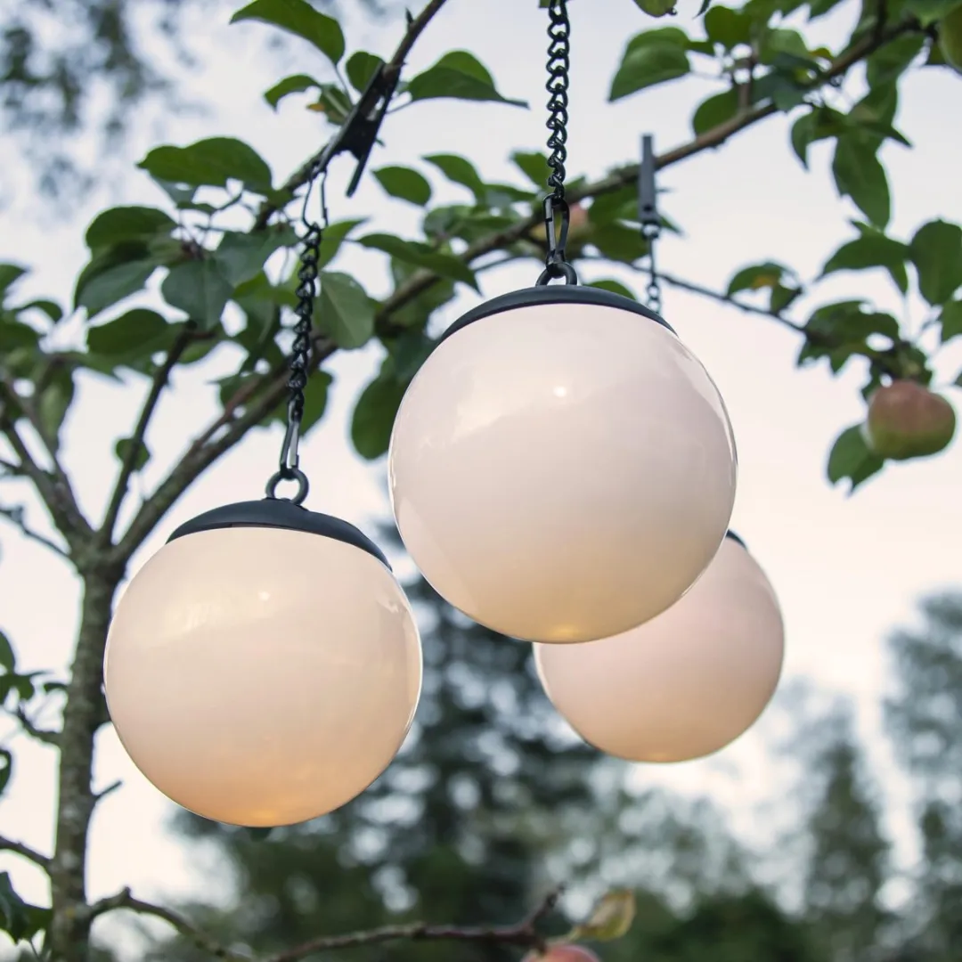 Star Trading Zonne-energie Globe Buitenlamp - Zwart