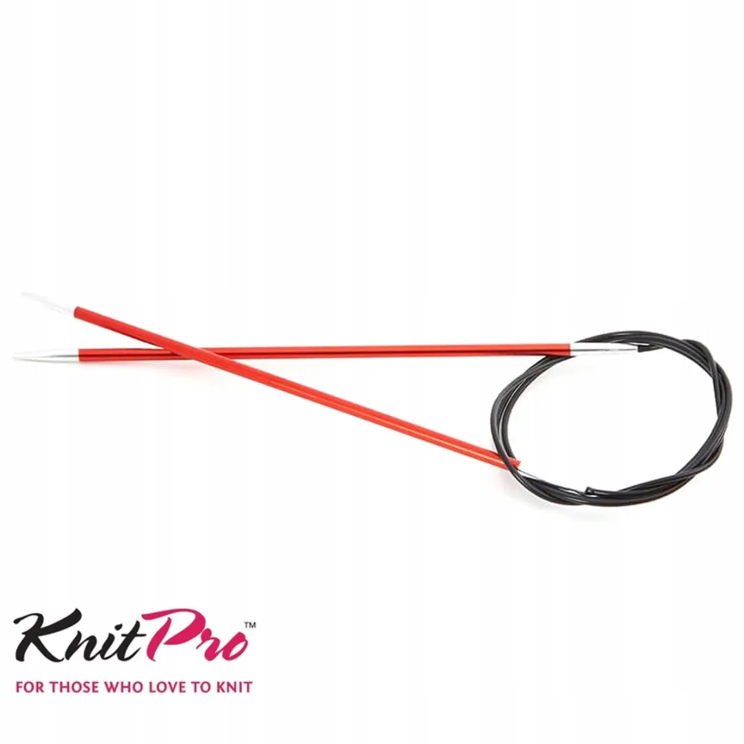 KnitPro Zing Metaaldraadbreinaalden 22,5cm 2,75mm - Rood