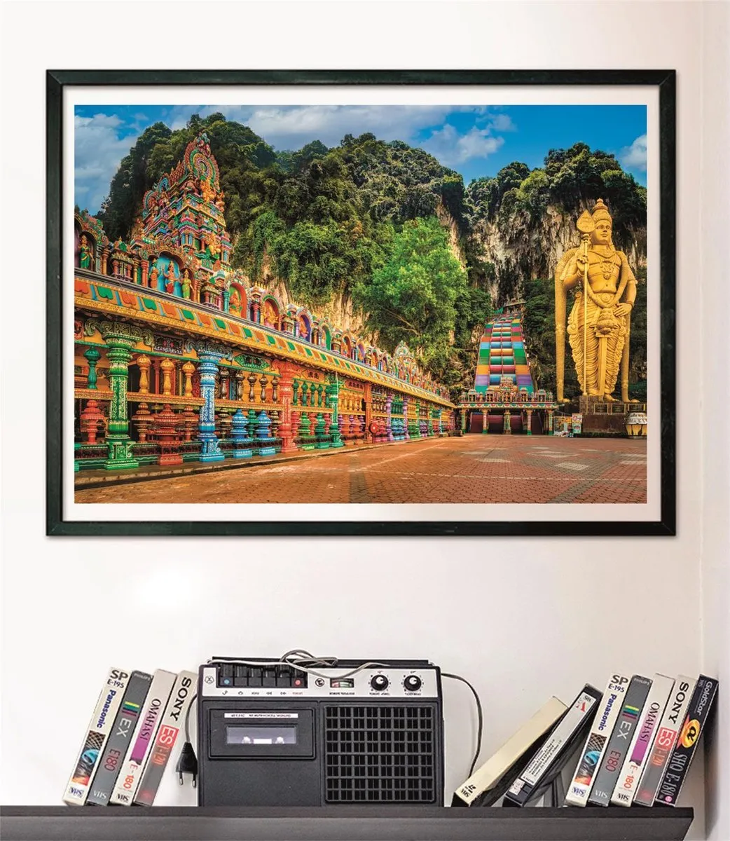 Clementoni Painted Batu Caves 1000 Stuks Puzzel - Meerkleurig