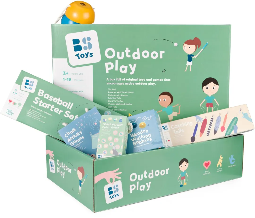 BS Toys Outdoor Play Spelbundel - 8 Spellen Meerkleurig