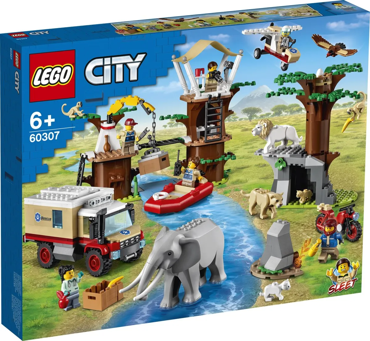 LEGO City Wildlife Rescue Kamp 60307 - 503 Stukken - afbeelding 2 van 6