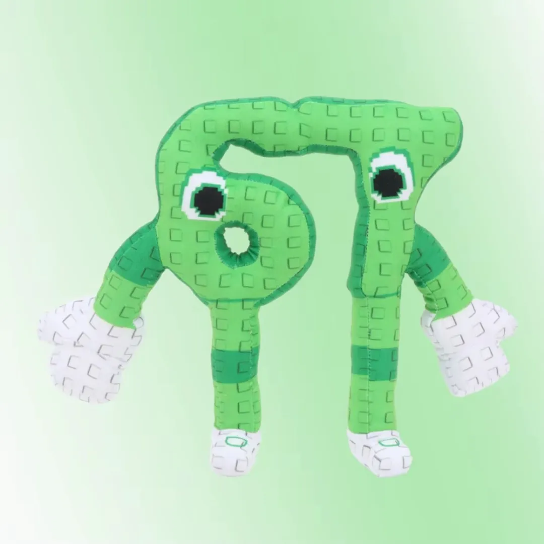 Topknuffels Six-Seven Groen Pluche Knuffel 25cm - Roblox