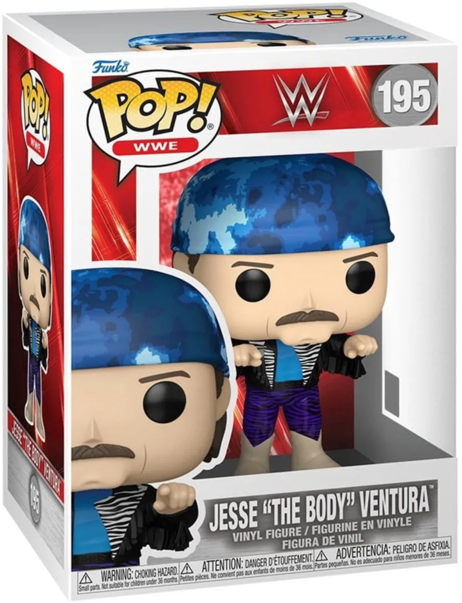 Funko Pop! WWE Jesse 'The Body' Ventura #195 - Multi
