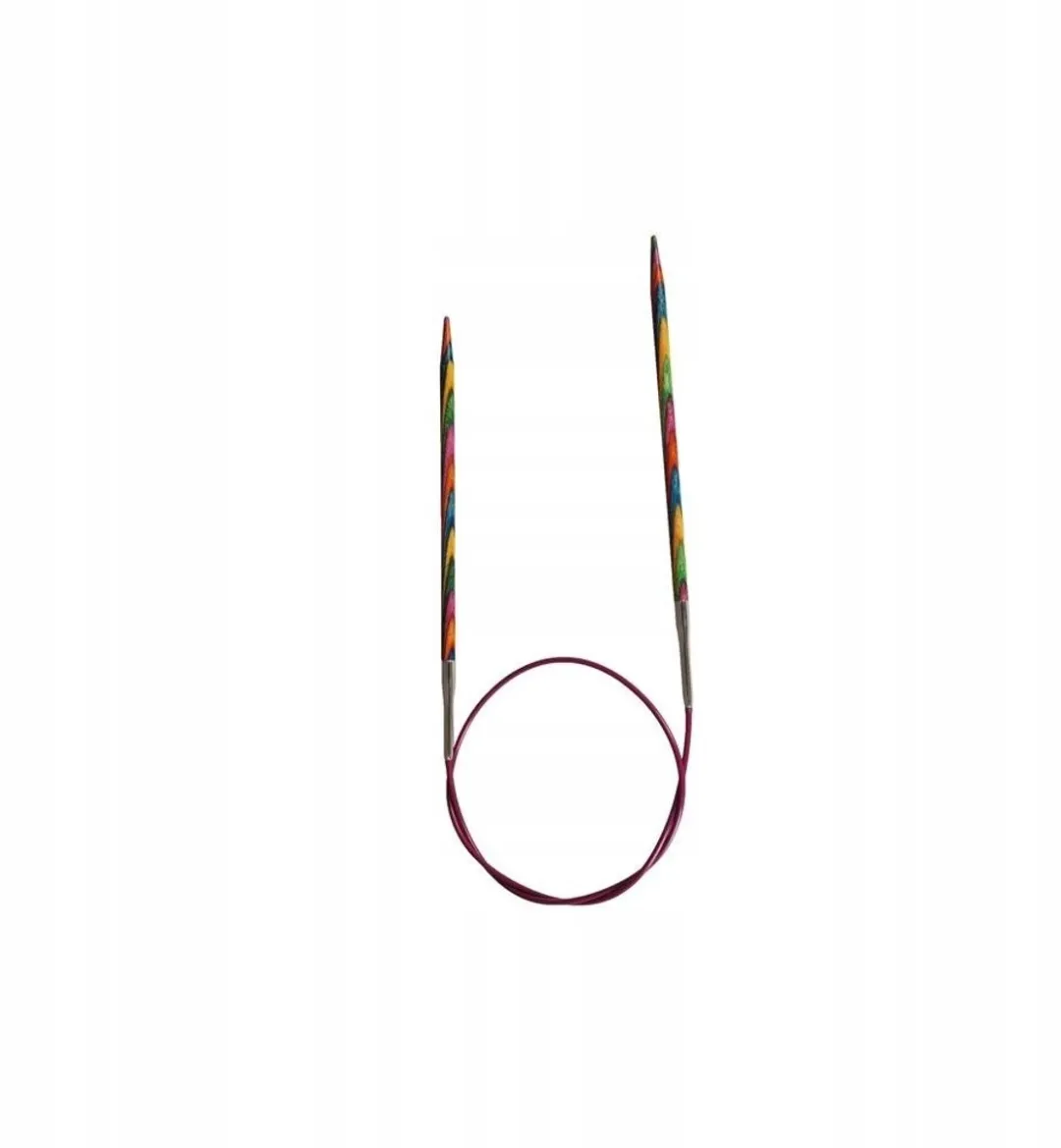 KnitPro Ginger Houten Rondbreinaalden 2,25mm 120cm - Bruin