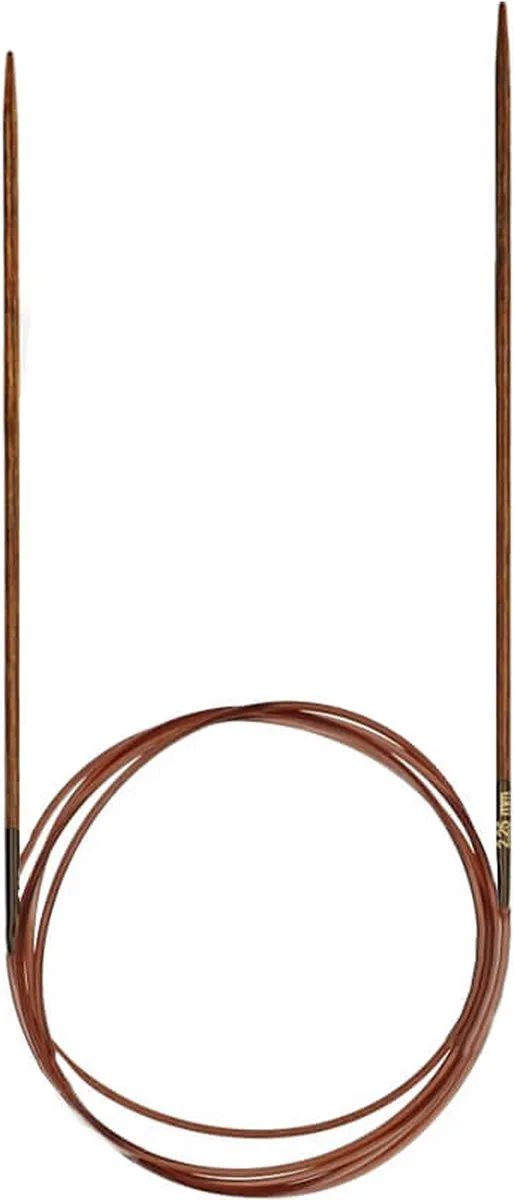 KnitPro Ginger Houten Rondbreinaalden 2,25mm 120cm - Bruin