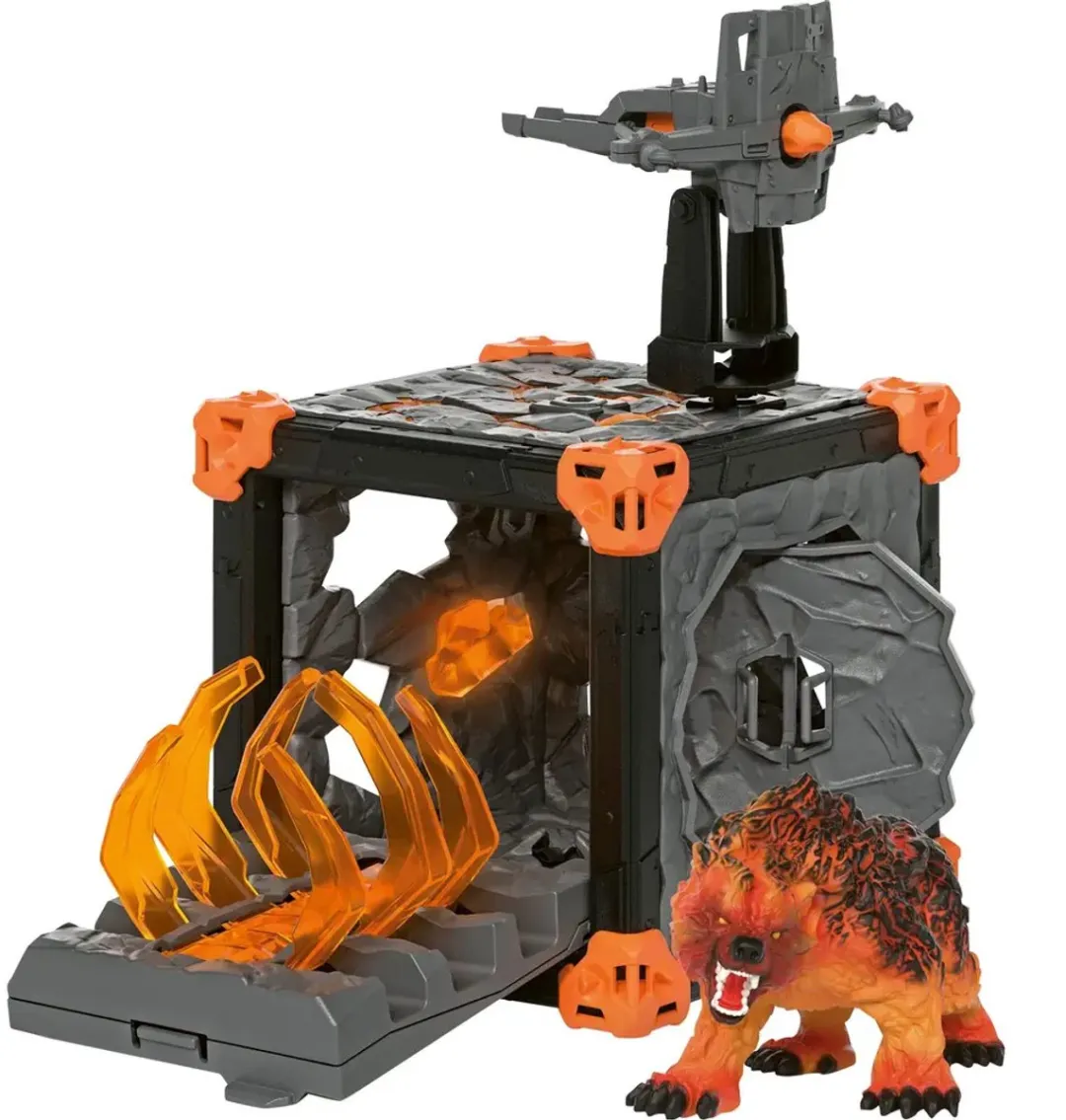 Schleich Eldrador Creatures Battlecave Lavabeer 42732 - Rood/Zwart