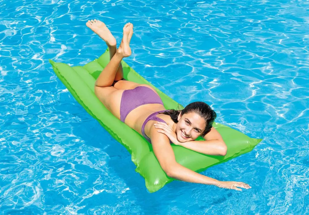 Intex Luchtbed Economats 183x69cm - Geel - afbeelding 6 van 6