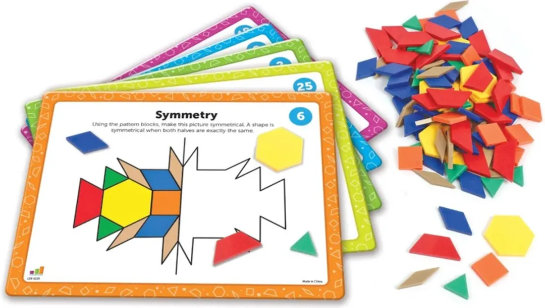 Learning Resources Pattern Blocks Rekenactiviteiten Set 950LER6135