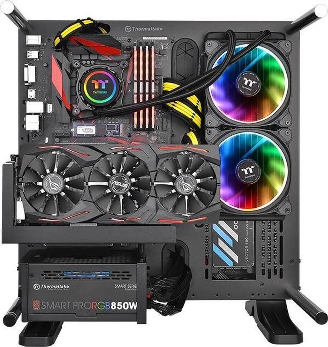 Thermaltake Floe Riing RGB 280 TT Waterkoeler - 2x 14cm - afbeelding 6 van 6