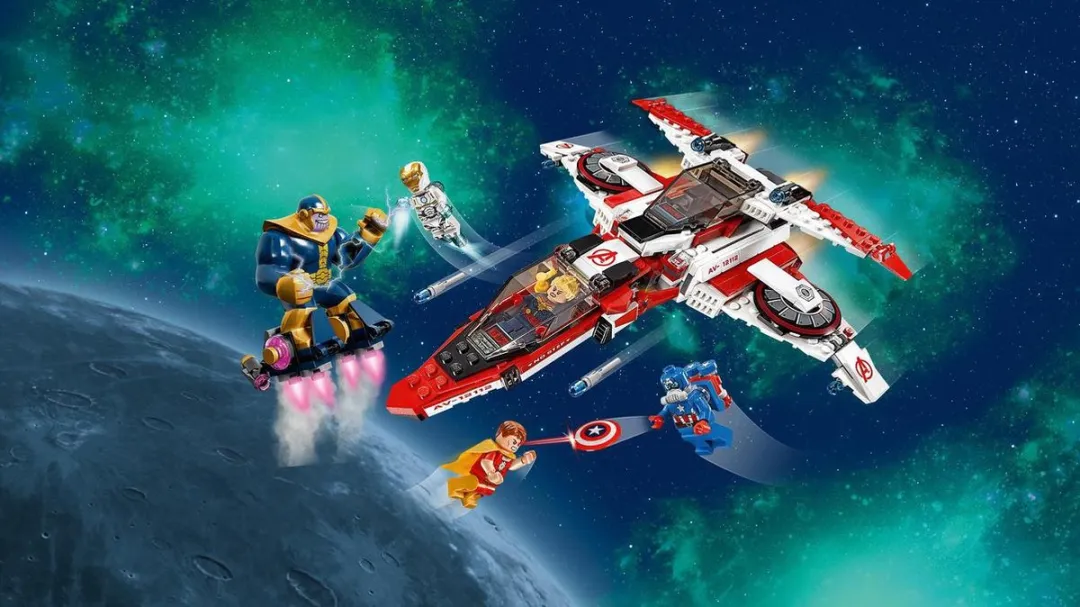 LEGO Super Heroes Avenjet Ruimtemissie 76049 - 523 Stukken