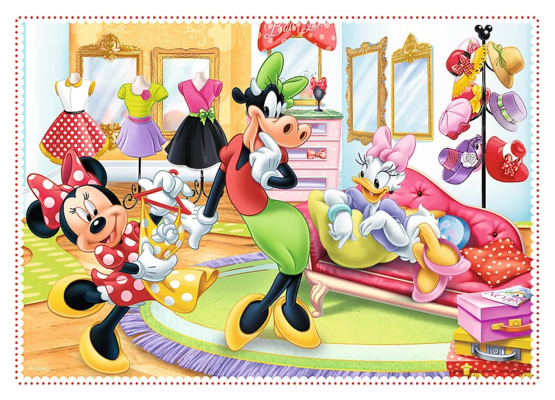 Trefl Minnie Mouse Puzzle 71 Stuks - 4-in-1 Set
