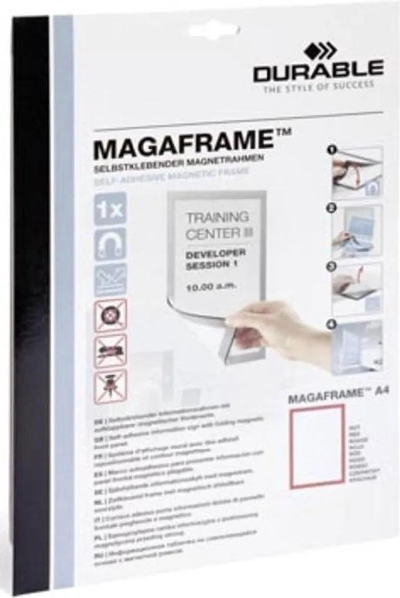 Durable Duraframe A4 Rood Ophangbaar Etui