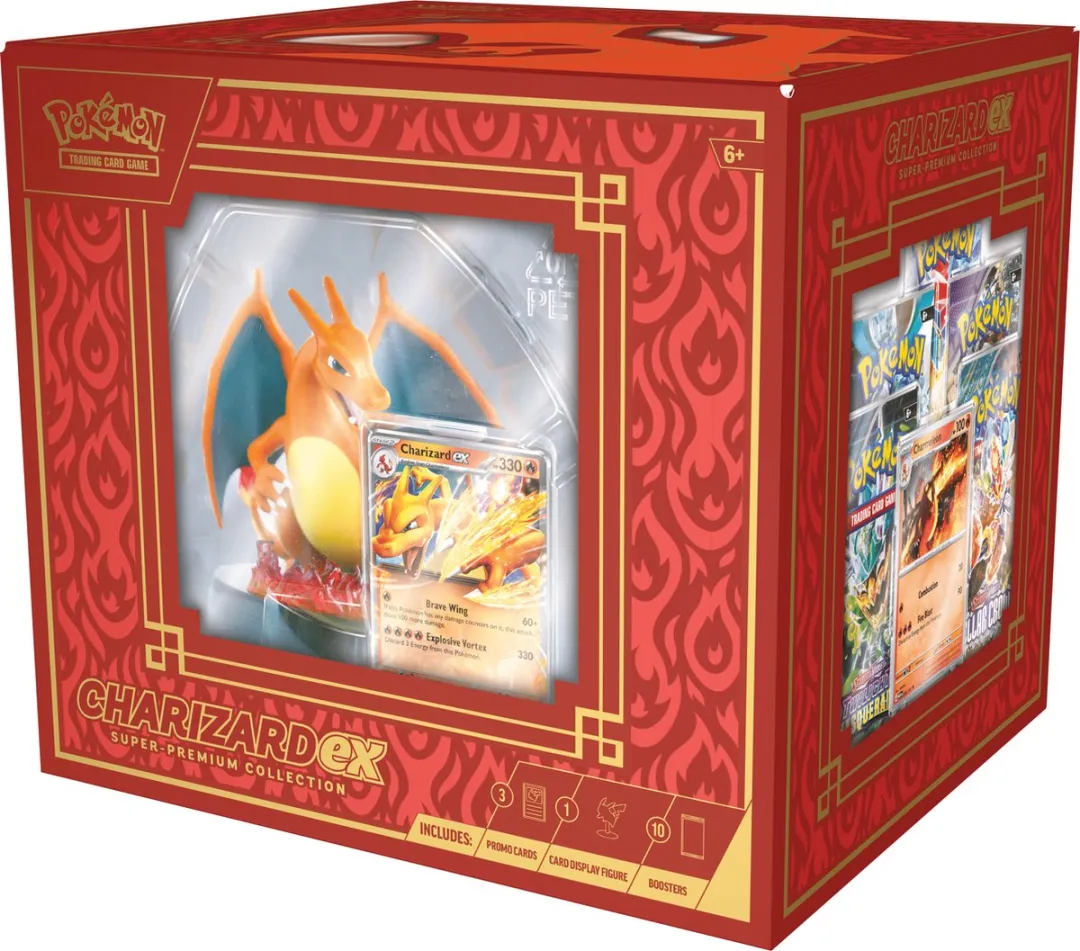 Pokémon Charizard ex Super Premium Collection - Trading Cards met figuur