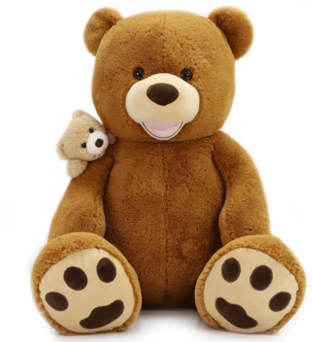 Topknuffels Teddybeer met Babybeer 40cm