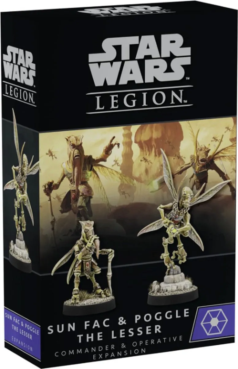 Atomic Mass Games Star Wars Legion Sun Fac & Poggle the Lesser AMSWL116