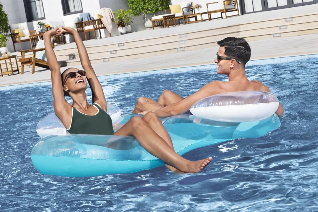 Bestway Cool Comfort Double Deluxe Zwemvlot 104cm - Blauw