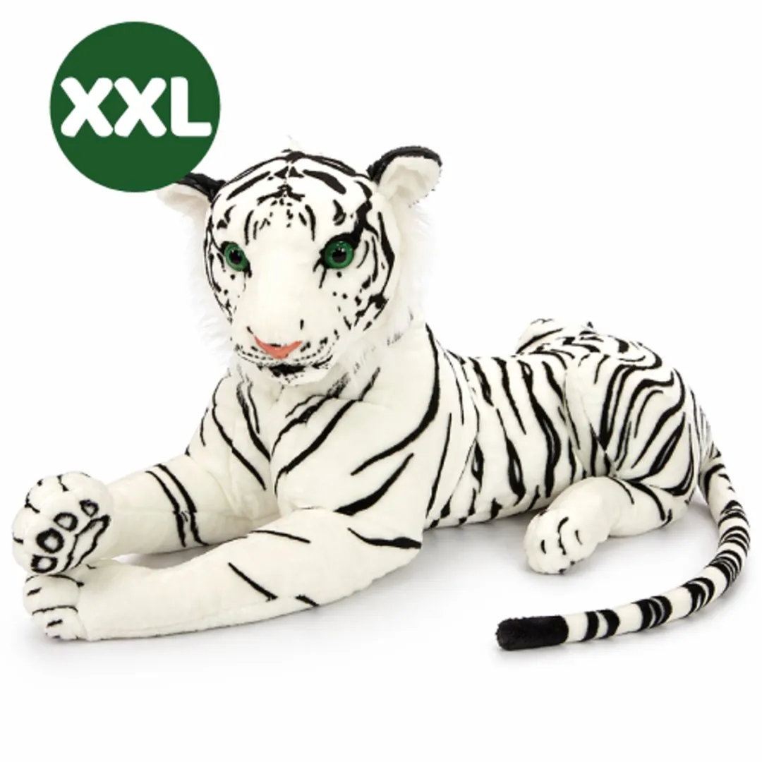 Topknuffels Witte Tijger Pluche XXL 90cm