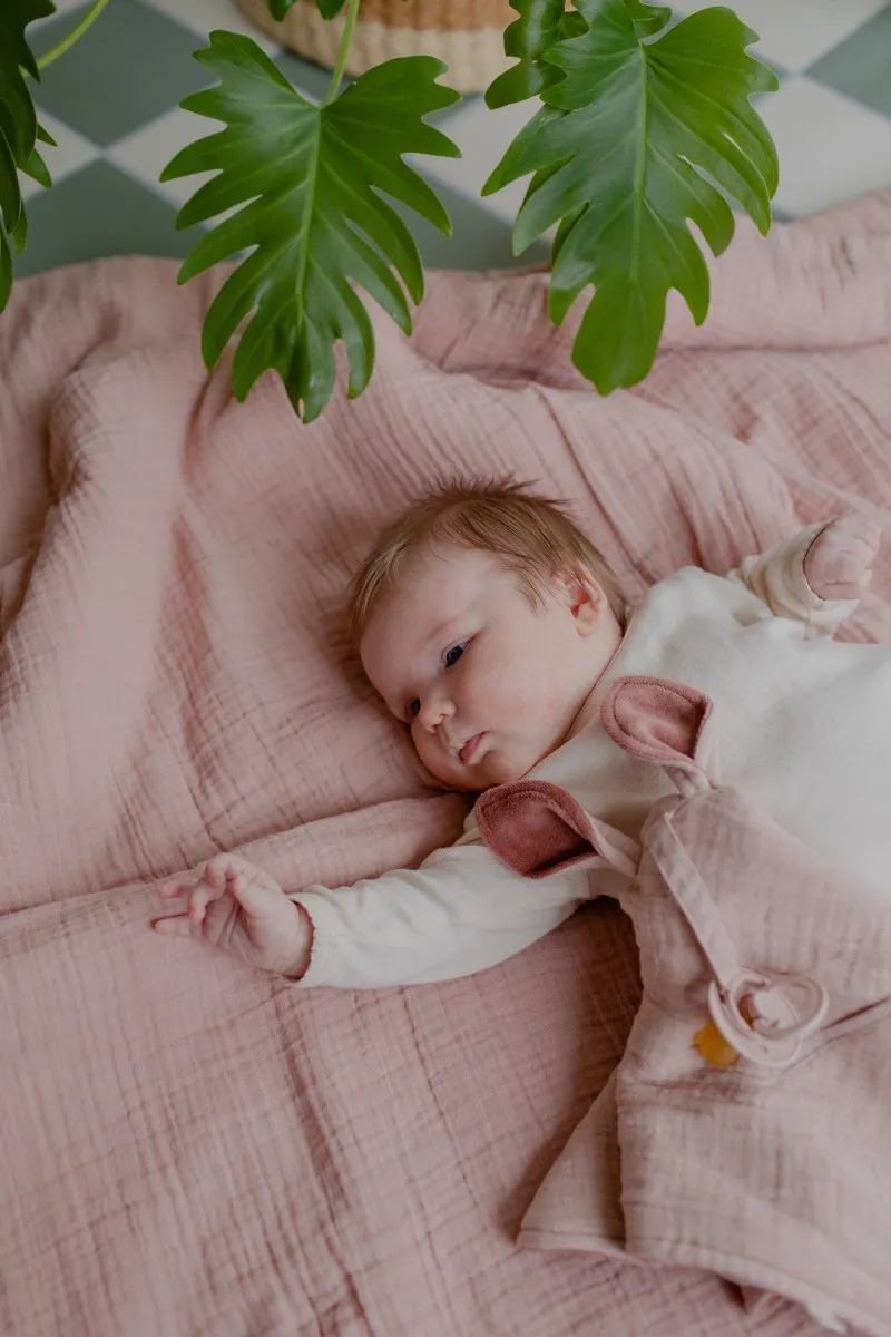 BIBS Cuddle Cloth Kangaroo Blush - 100% Katoen