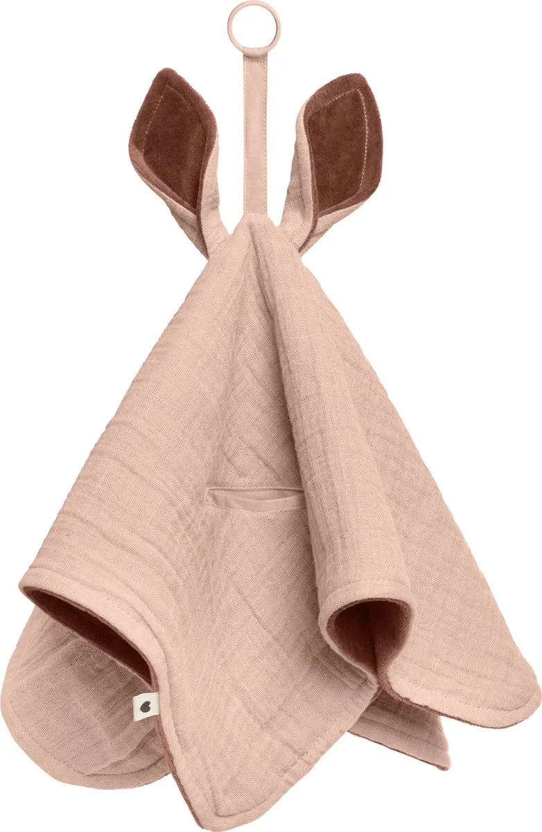 BIBS Cuddle Cloth Kangaroo Blush