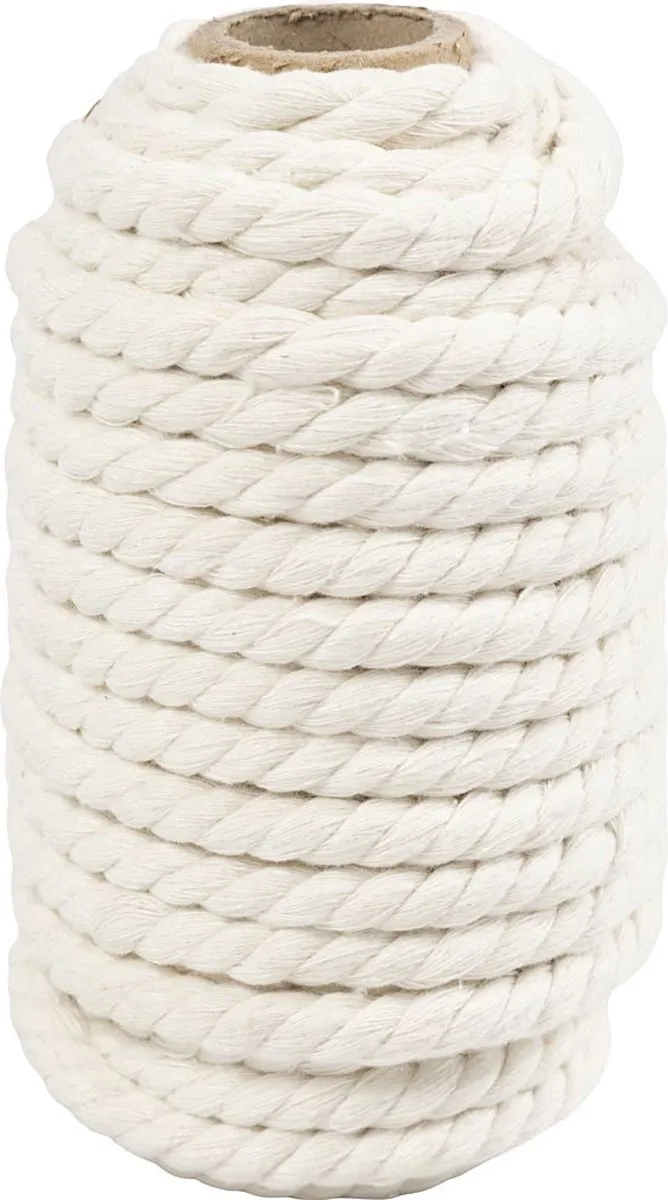 Creativ Company Macramétouw 8,5mm 12m - Off White