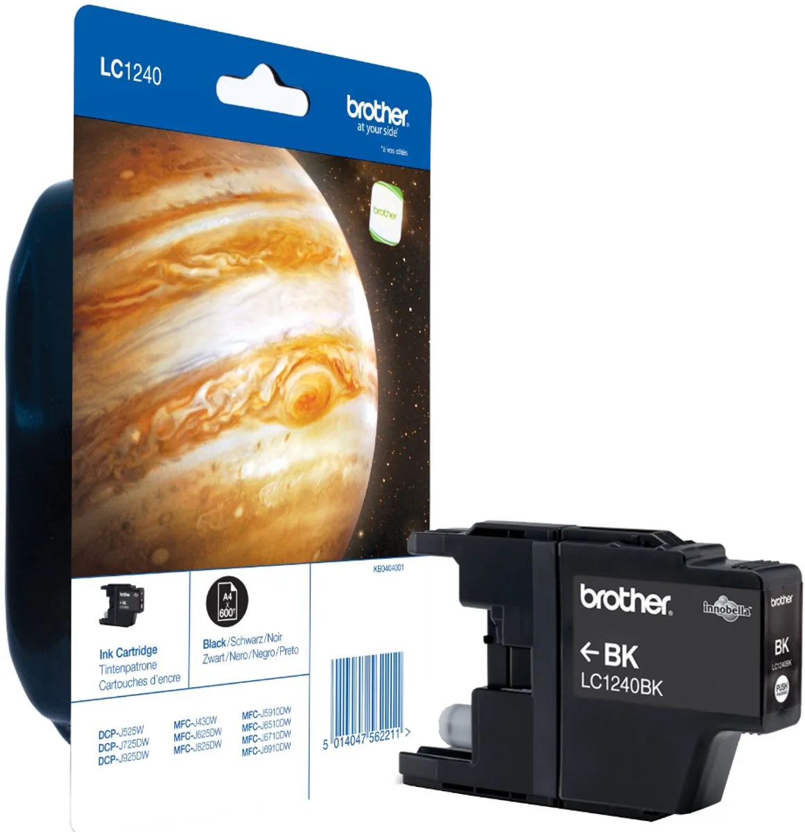 Brother LC-1240BKBP Inktcartridge - Zwart