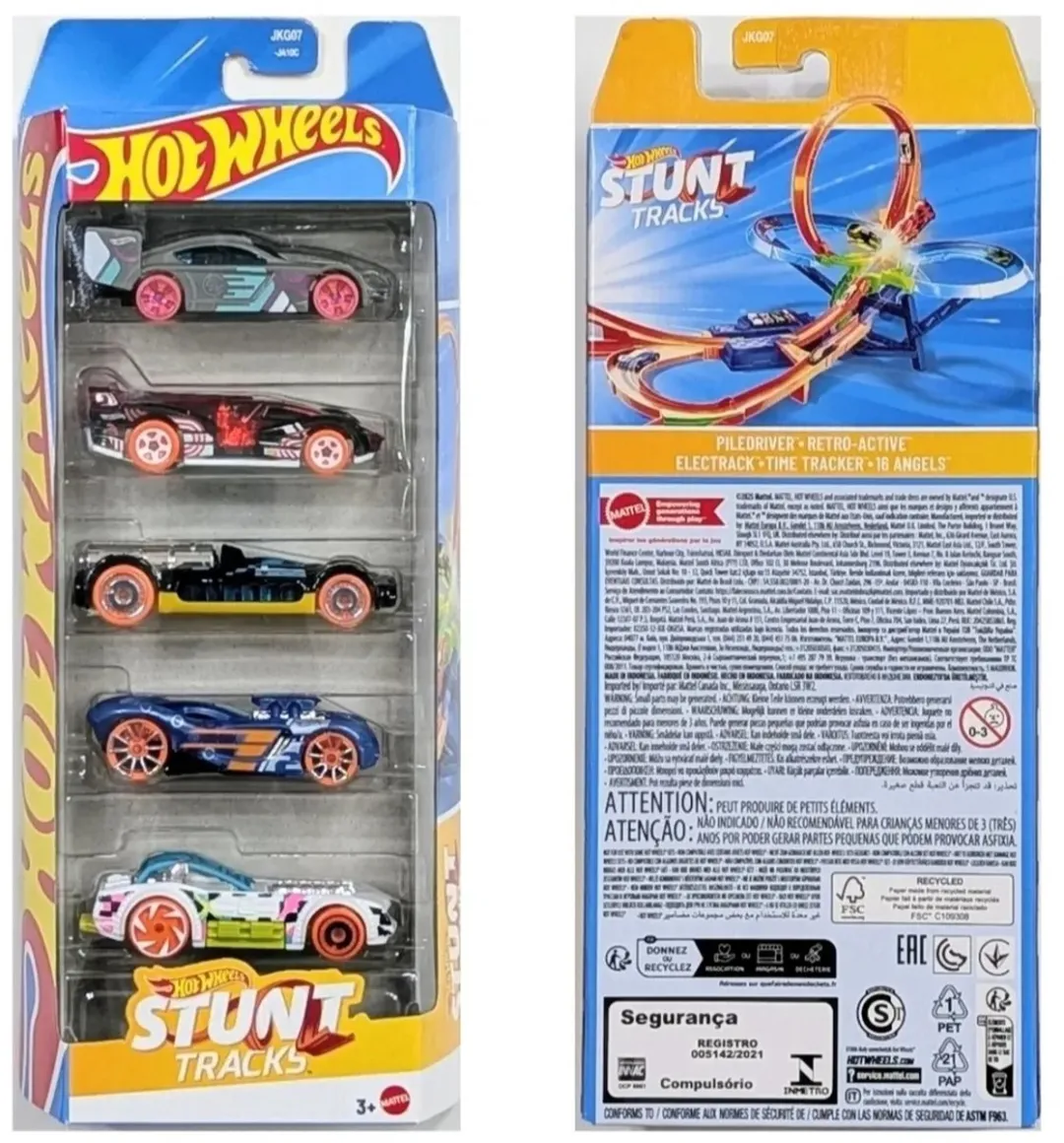 Hot Wheels Diecast 5 Autoset 1806
