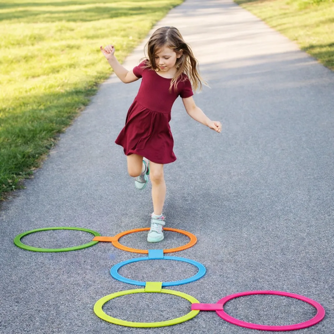Eddy Toys Hinkelspel Ringen Set 20-delig - Ø27,5 cm - Meerkleurig