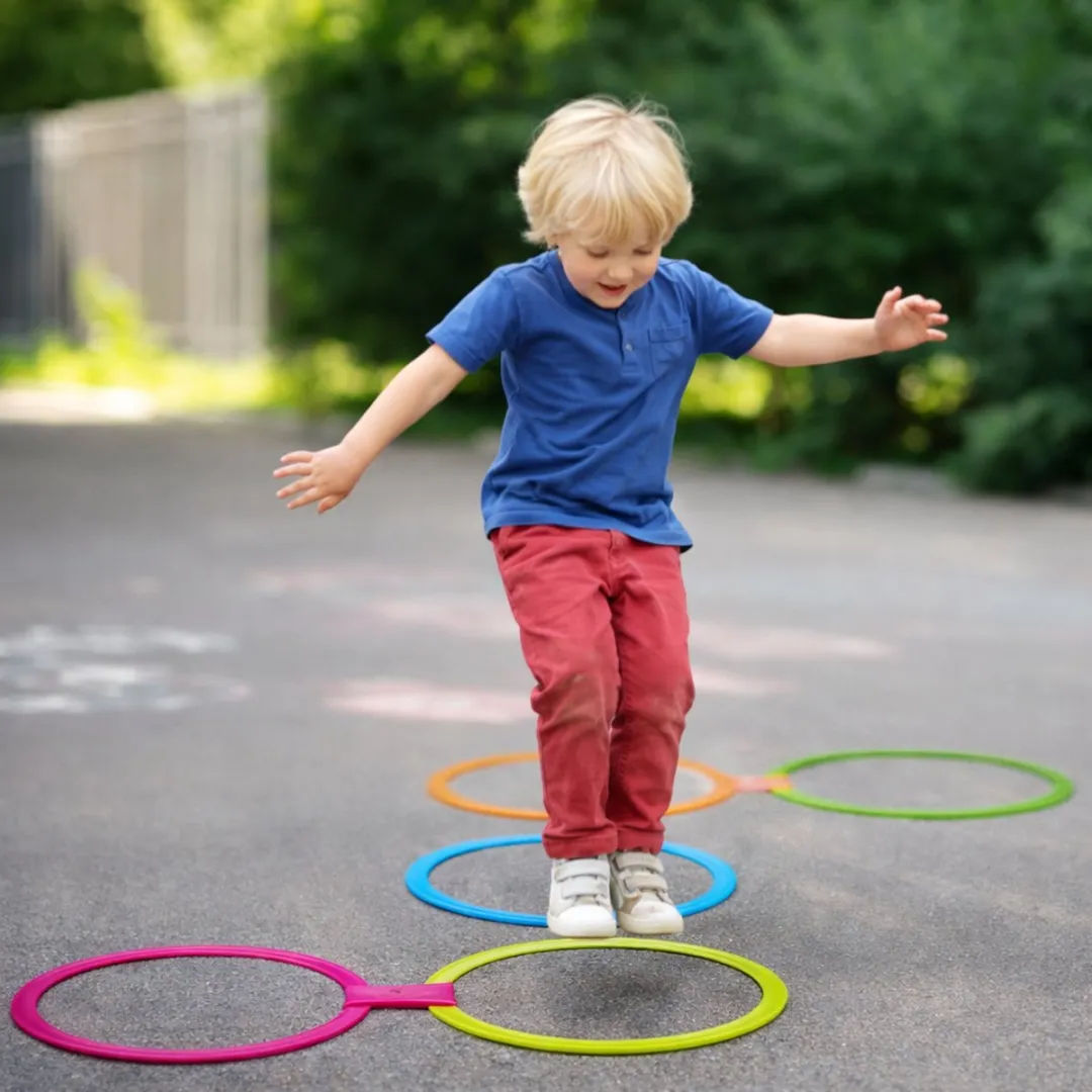 Eddy Toys Hinkelspel Ringen Set 20-delig - Ø27,5 cm - Meerkleurig