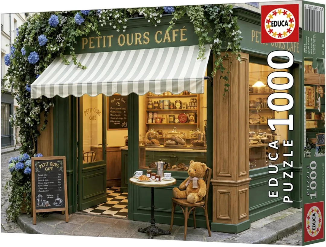 Educa Little Bear Café 1000 Stuks Puzzel - Multicolor