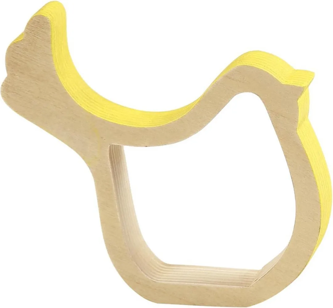 Creativ Company Kippen Hout Set 2 Stuks - Triplex