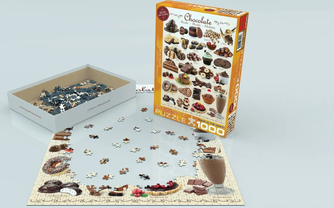 Eurographics Puzzel Chocolate 1000 Stuks - Meerkleurig