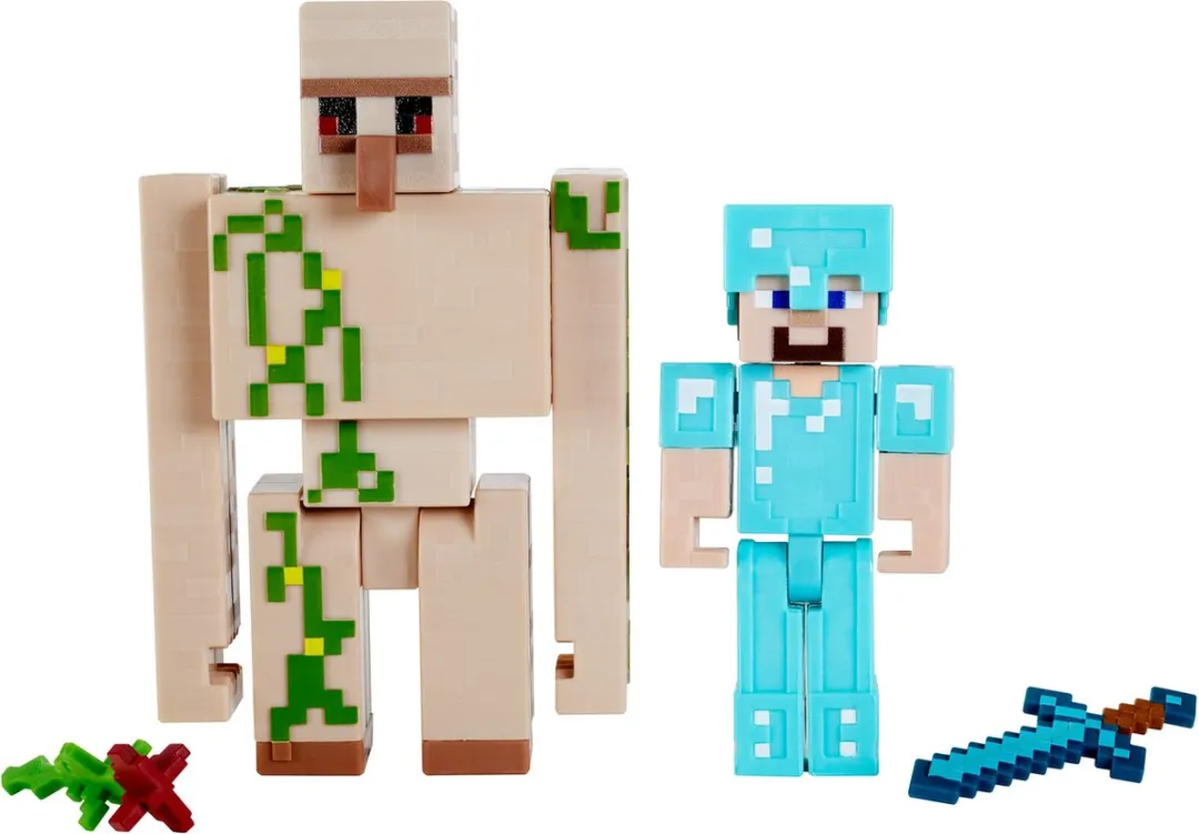 Mattel Minecraft Create-A-Block Box - Figuren 8cm - Willekeurig Model