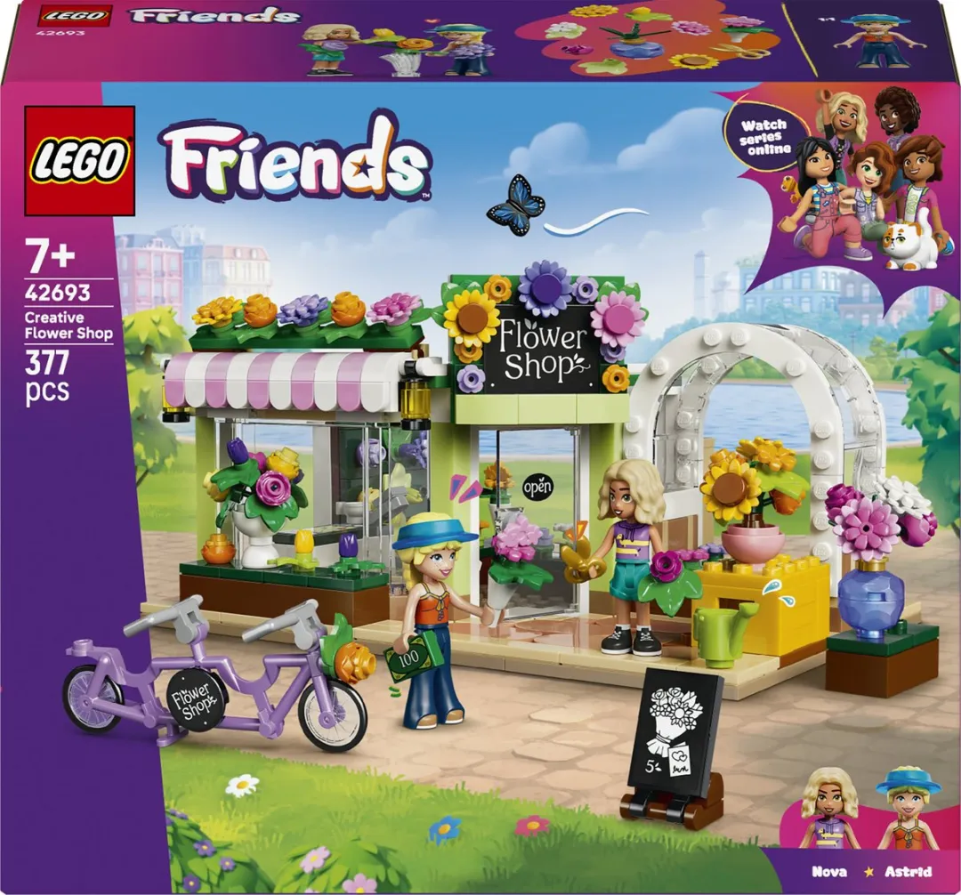 LEGO Friends Creatieve Bloemenwinkel 42693 - 377 Stukken