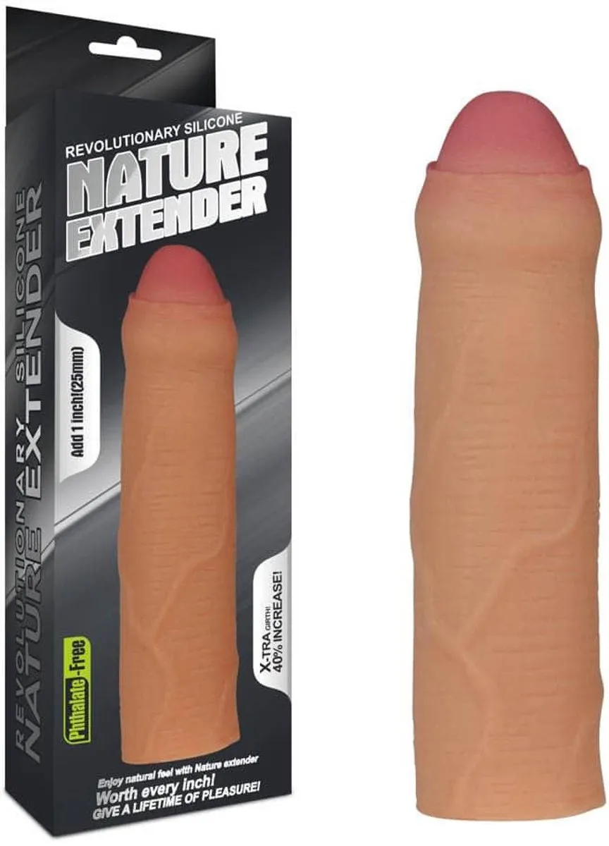Lovetoy Nature Silicone Extender 1 inch