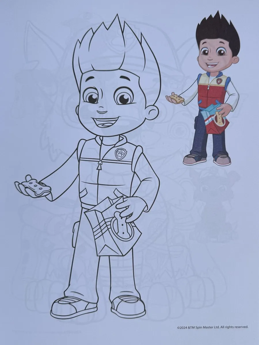 Nickelodeon Paw Patrol Kleurboek - 34 Pagina's - 2 Stickers - Blauw