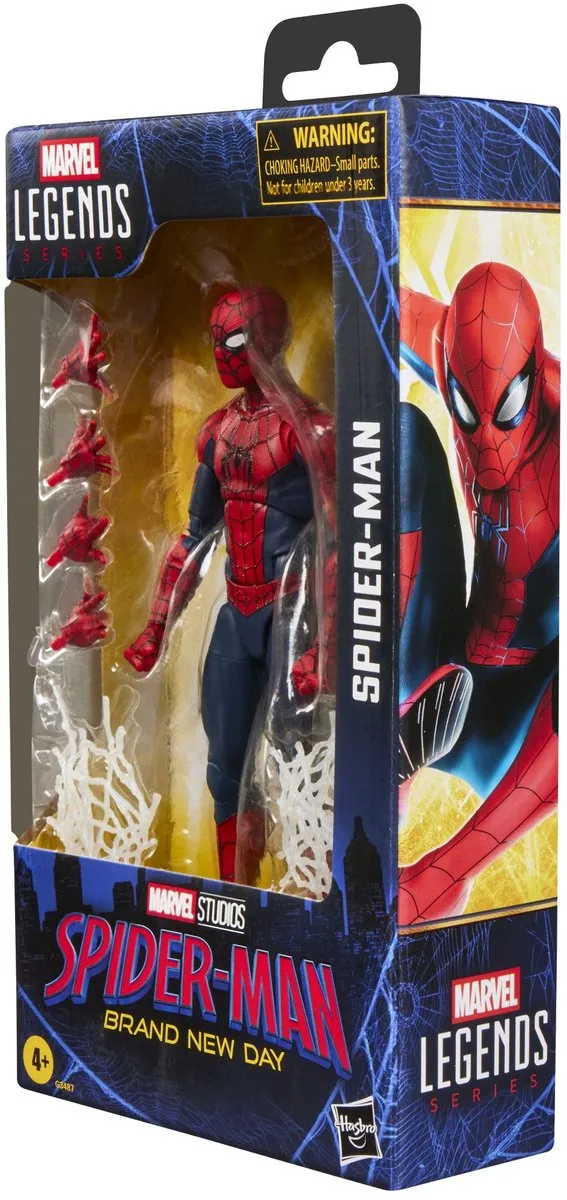 Hasbro Marvel Legends Series Spider-Man Brand New Day G3487 Actiefiguur 15cm - Blauw/Rood