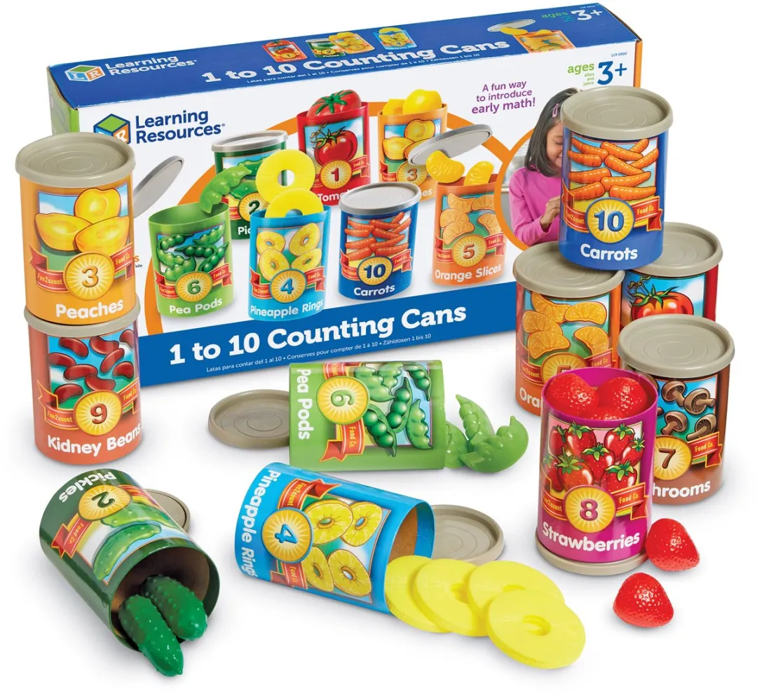 Learning Resources 1-10 Counting Cans