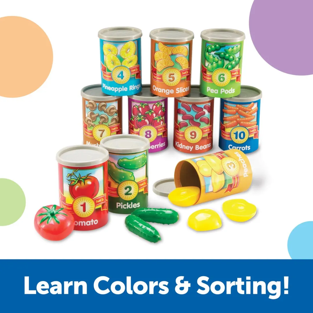 Learning Resources 1-10 Counting Cans - Tel Speelgoed - Meerkleurig