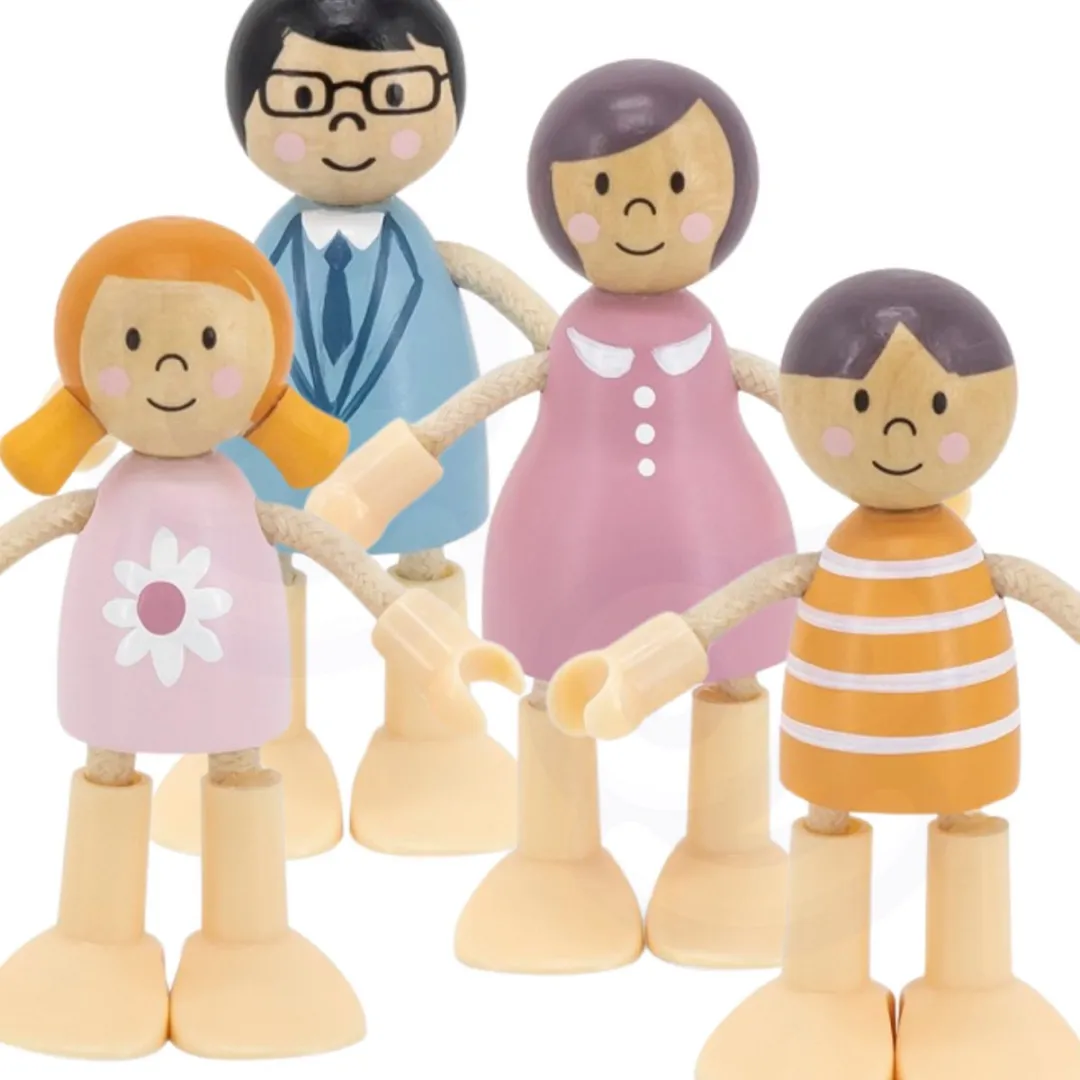 Viga Polarb Houten Poppenfamilie